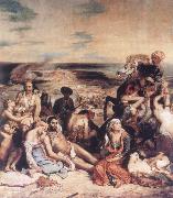 Eugene Delacroix Scenes from the Massacre at Chios Spain oil painting artist